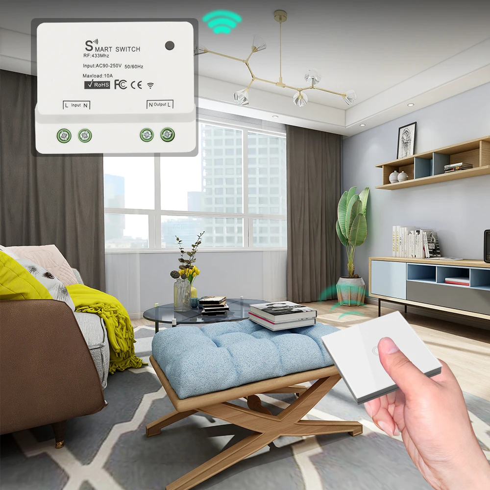 Smart Home Interruptor de Toque Sem Fio,