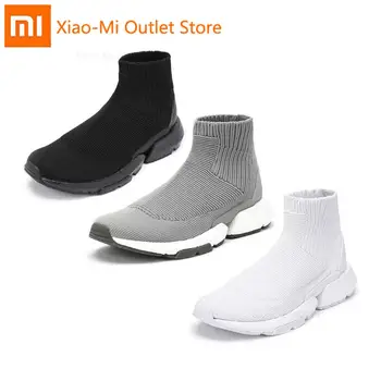 

Xiaomi Youpin Uleemark Men's Popcorn Sock Shoes Fly Woven Upper Breathable shoes Popcorn Outsole High-Top Design Fashion Shoes