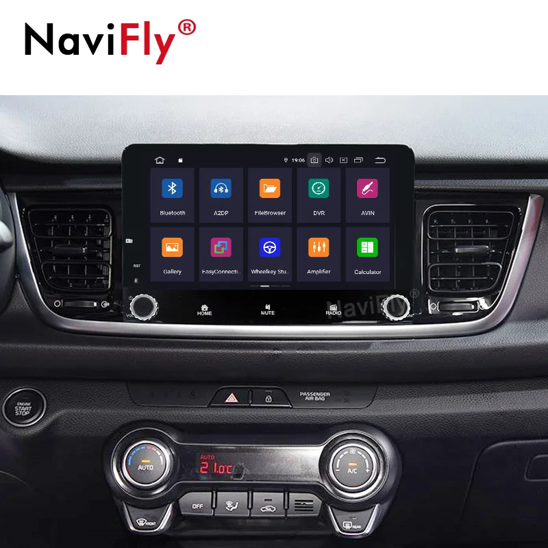 Excellent Android 9.0 Car Radio BT Multimedia Player Navigation GPS For KIA RIO 2017 2018 2019 Car GPS BT wifi RDS 4