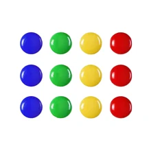 AAAJ-12PCS/комплект доска объявлений планировочные магниты на холодильник белая доска магнитная кнопка 20 мм