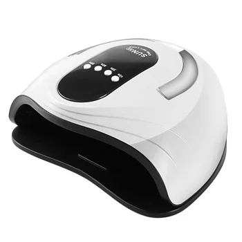 

1Pc 120W EU Plug UV Nail Enamel Dryer Manicure Lamp UV Lamp for Nail Beauty Salon (White)