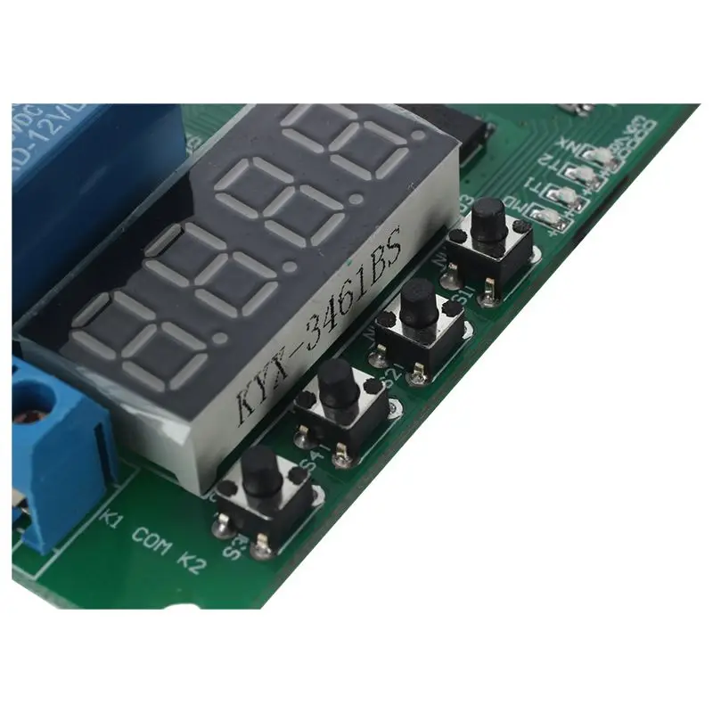 DC 12V Многофункциональный PLC самоблокирующийся реле задержки цикла таймер модуль управления переключателем