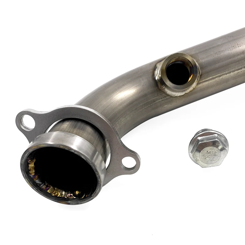 Full System Motor Exhaust Escape Modifed Front Link Mid Pipe Manifold  Slip On (6)