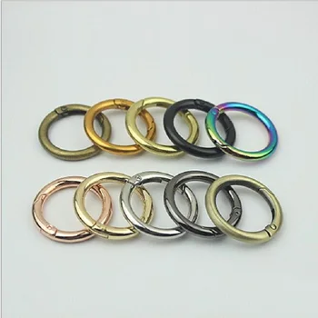 

(10 pieces / lot) New luggage hardware accessories hardware repair inner diameter 2.5 cm open spring ring connection buckle ring