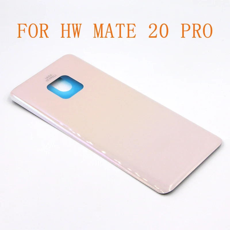 10 шт. mate 20Pro чехол с крышкой чехол настоящий корпус для HUAWEI mate 20Pro замена крышки батареи - Цвет: Pink
