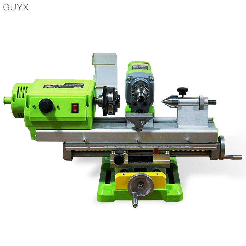 

Small DIY Woodworking Mini Lathe Bench Drill Stainless Steel Round Bead machine Household High Precision Metal Processing