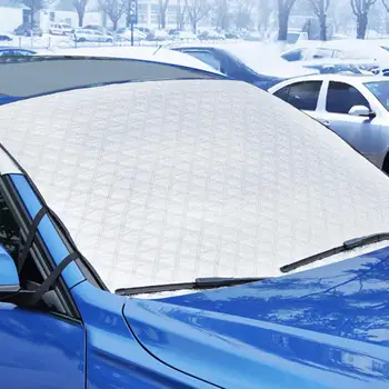 

Car Windshield Cover Car Snow Ice Protector Visor Sun Shade Fornt Rear Windshield Cover Block Shields Thickened