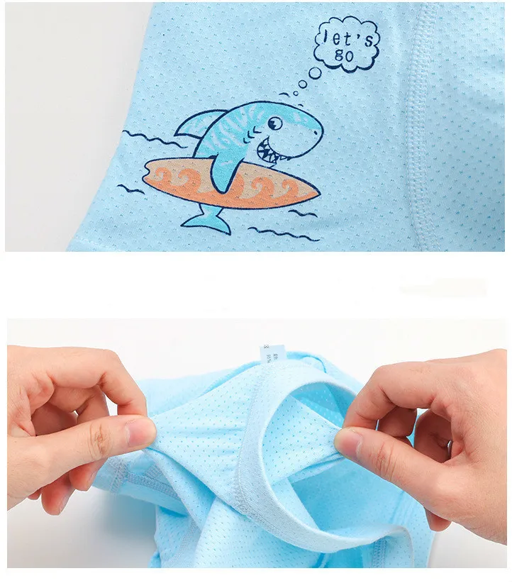 5 Piece Kids Boys Underwear Cartoon Children's Shorts Panties for Baby boy Boxers Stripes Teenager Underpants 2-14T