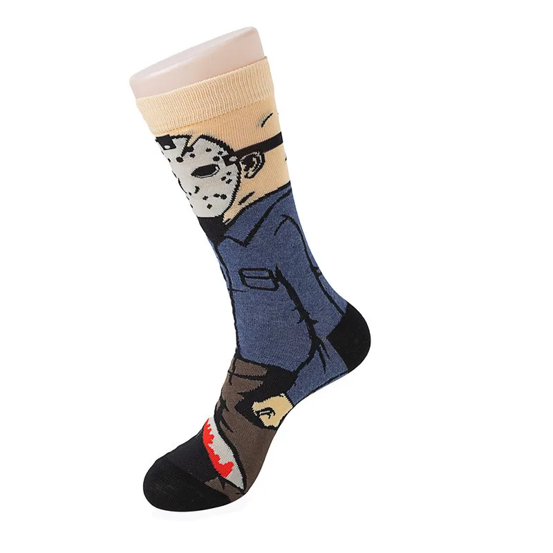 The Dark Knight Batman Cosplay Props Joker Sock Child Adult Pennywise Novelty Cute Cotton Clown Street Stockings Ankle Socks New