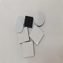 Les fabricants produisent de la mousse Eva adhésive double face noire et blanche, colle à crochet sans trace 