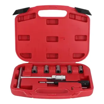 

8Pcs Diesel Injector Sealing Seat Cutter Set Milling Cutter Set Car Garage Tool Injector 100% Brand New Aluminum Alloy Universal