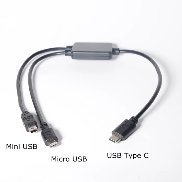 Mi 2 in 1 USB Cable - Micro USB to Type C (30cm) White 