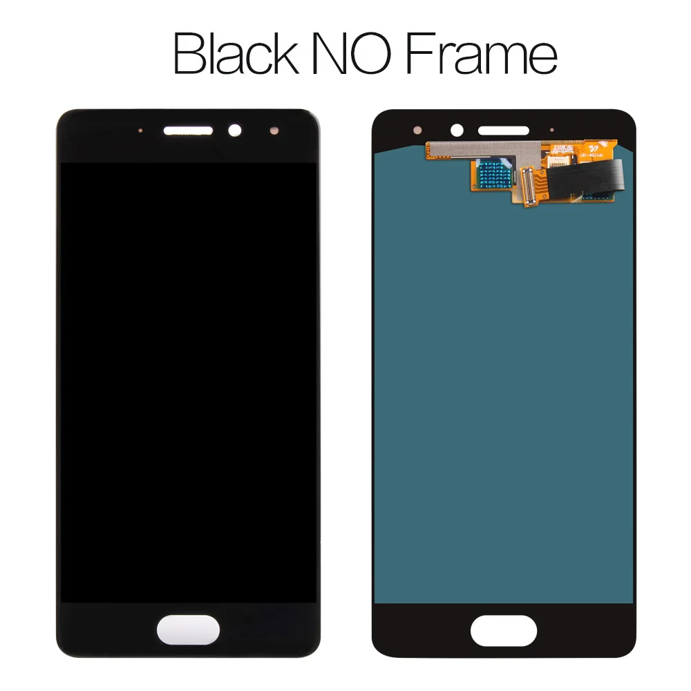 5,2 ''Супер AMOLED дисплей для MEIZU Pro 7 lcd сенсорный экран Pro7 Pro 7 lcd M792M M792H дигитайзер Запасные части - Цвет: Black no Frame