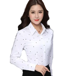 Blusa feminina manga comprida plus size, camiseta feminina social justa