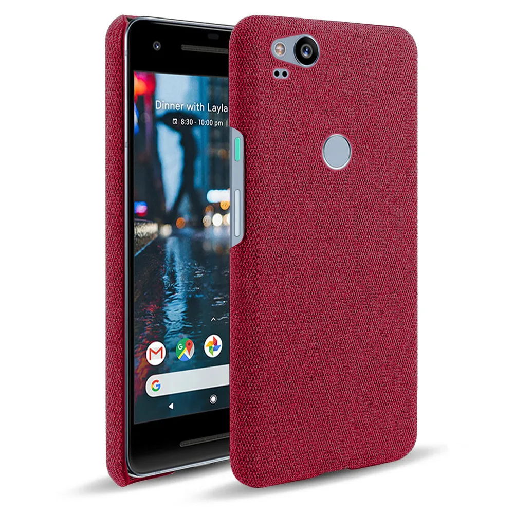 Cloth Cases for Google Pixel 2 Case Slim Retro Cloth Hard Phone Cover For Google Pixel 2 Pixel2 5.0" Coque Funda Capa phone purse Cases & Covers