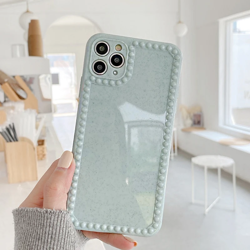 INS Korean popular Macaron color phone case for iphone 11 pro max SE 2020 7 8 plus X XR XS MAX cute cover | Мобильные телефоны и