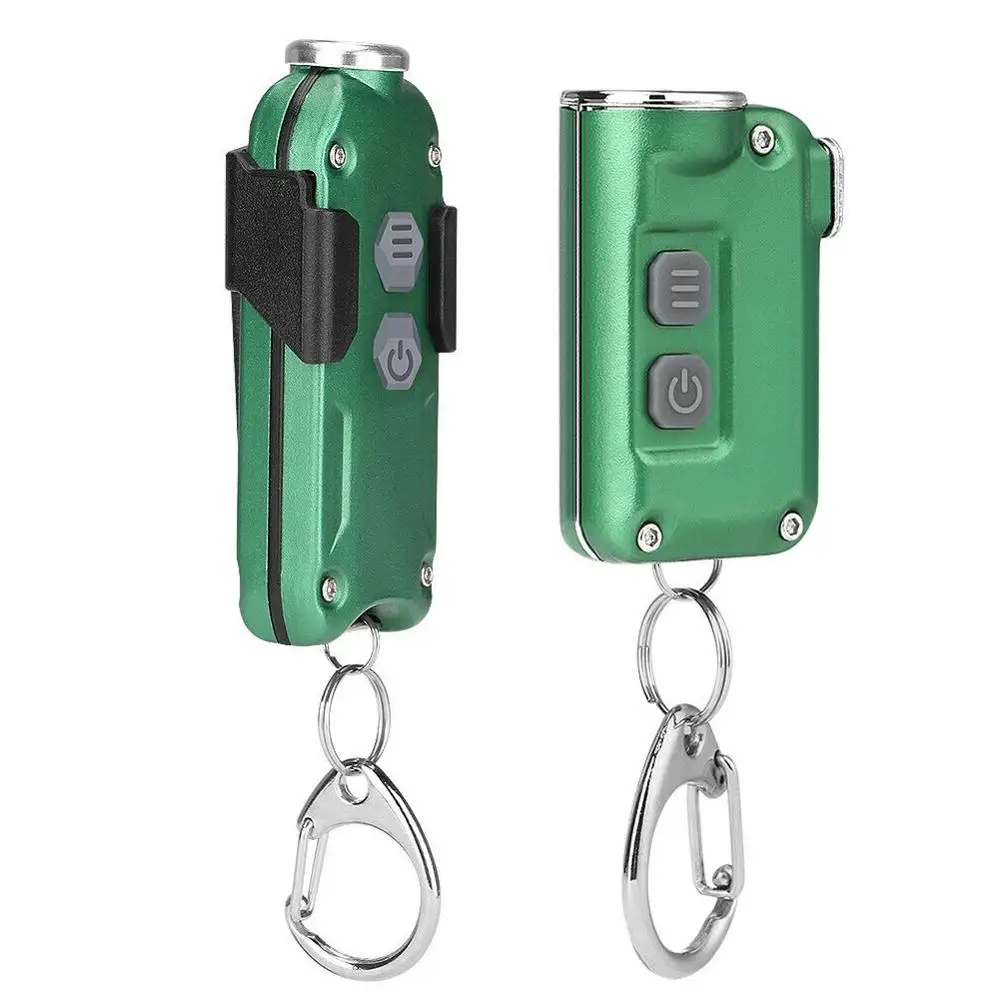 

Mini-torch LED Flashlight Keychain Portable usb rechargeable Lightweight and Exquisite Suitable for Camping/Hiking and Emergency