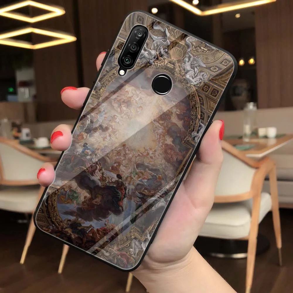 TG21 Lavaza дворец Версаль из закаленного стекла мягкий чехол для Huawei Honor 8x9 P Smart mate 20 P10 P20 P30 Lite Pro Чехол - Цвет: TG21