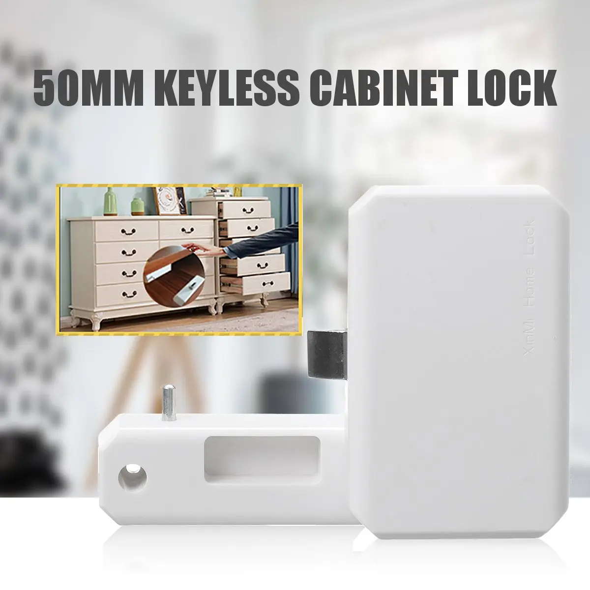 

Cabinet Lock Electronic RFID Card Drawer Door Locker Home Office Security Battery Powered Intelligent Access Control Tools