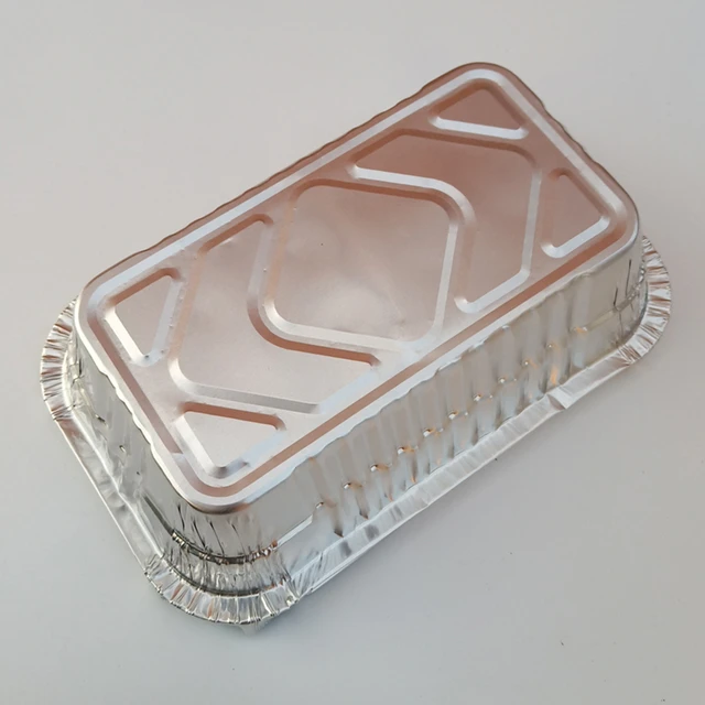 Aluminum Foil Grease Trays Containers  Aluminum Foil Tray Grill Drip - Tray  Trays - Aliexpress