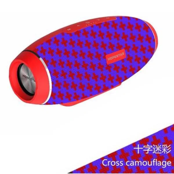 cross camouflage H20 Hopestar H20 30 Вт Bluetooth динамик переносной водонепроницаемый динамик беспроводной динамик музыкальный стерео плеер USB зарядка для телефона сабвуфер - Цвет: cross camouflage H20