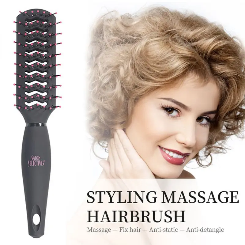 

4PCS Pro Nylon Hair Brush Massage Scalp Comb Anti-Static Care Combs