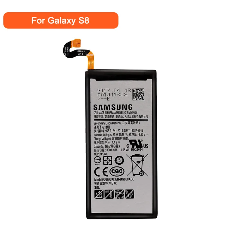 Для Samsung Galaxy S8 S10 плюс S8Plus S9 Note 8 G950 G955 G960 G975 SM-N950F Замена Батарея Мобильная батарея для телефона инструменты