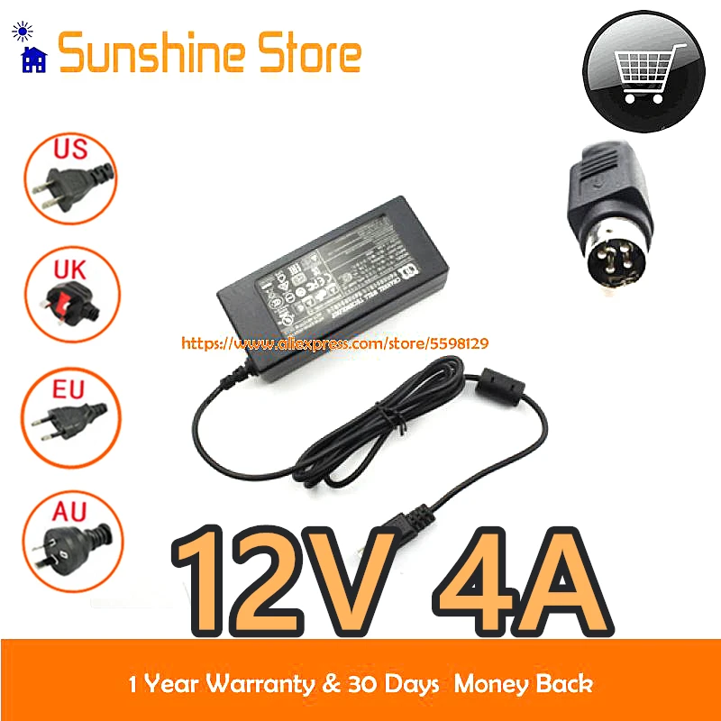 

Genuine CWT KPL-048F-VI Ac Adapter 12v 4A 48W Power Supply EP06-002419A Laptop Charger ACT-4812TFIB KPL-048F-V1 Adaptor