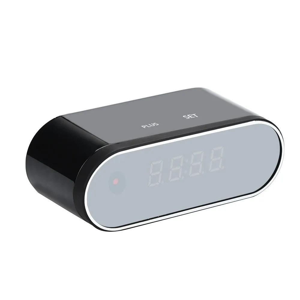 

Wireless HD 1080P Nanny Camera Alarm Clock IR Security Cam DVR Night Vision Motion Detection IR Night Vision For Pc Mobile Phone