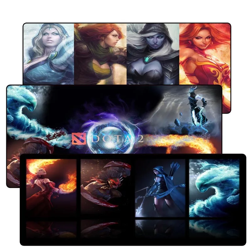 DOTA Speed Version Large Gaming Mouse Pad Lockedge Mouse Mat For Laptop Computer Desk Pad Keyboard