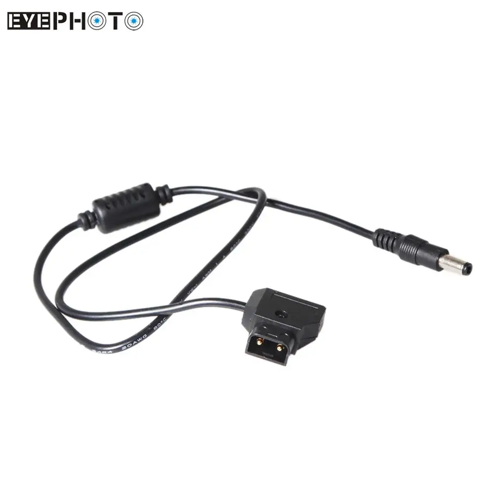 Спиральный d-кран 2Pin штекер к DC 5,5*2,5 мм переходной кабель для V-Mount аккумуляторная система Anton DSLR Rig блок питания