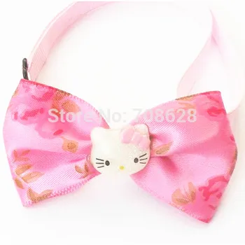 

50PC/Lot Hello Kitty Pet Dog Accessories Adjustable Dog Bow Ties Ribbon Dog Neckties
