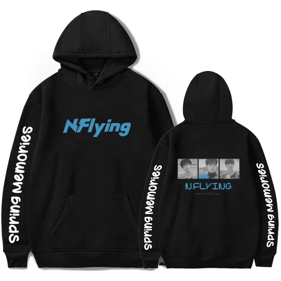  N.Flying Hoodies Sweatshirt Femme Autumn Winter Harajuku Hip Hop Streetwear Hoodie Women Men Long S