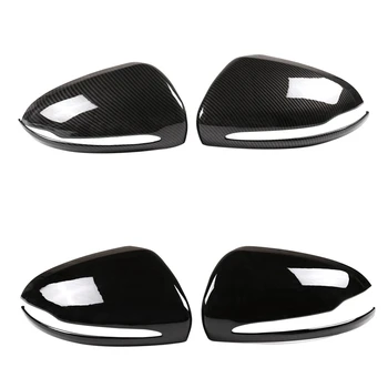

4 Pcs Rearview Mirror Cover Trim for Mercedes Benz C E GLC S Class W205 W213, 2 Pcs Left Drive & 2 Pcs Right Drive