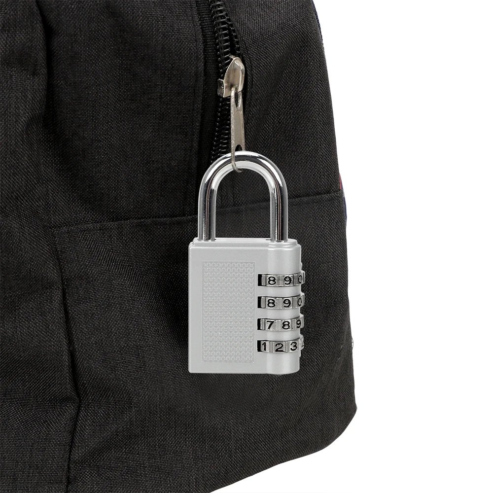 

4 Dial Digit Password Lock Weatherproof Security Padlock Code Lock Combination Padlock Zinc Alloy Code Padlock