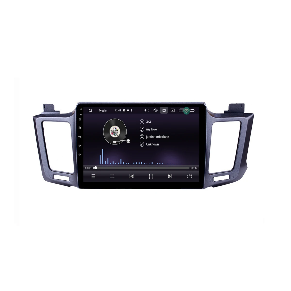 10," android 9,0 RAM2G Автомобильный gps dvd-плеер для Toyota RAV4 RAV 4 2013 автомобильный Радио Мультимедиа Навигация стерео головное устройство dsp