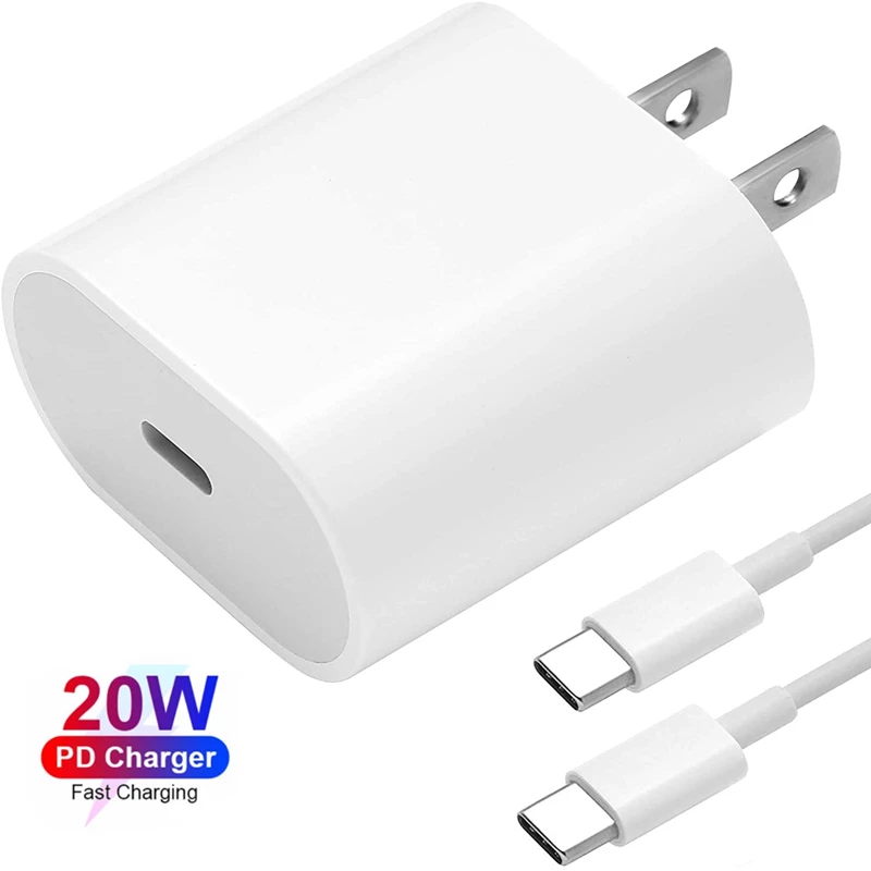 PD 20W USB-C Power Adapter Charger US EU Plug QC4.0 Smart Phone Fast Charger for ipad pro 2021 2020 2018 11'' 13'' iPhone 12 11 usb c power adapter 20w