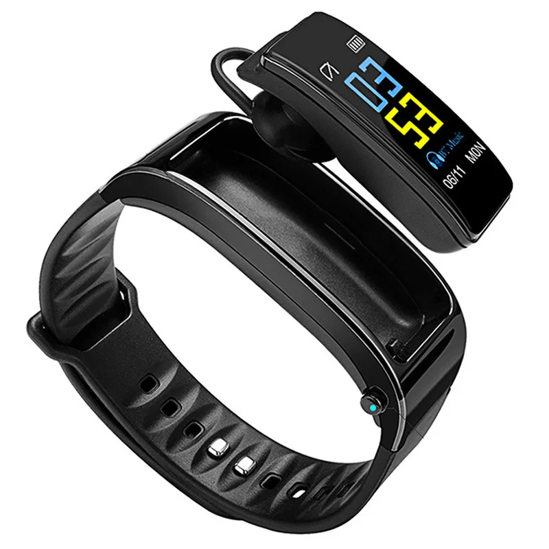 Fashion Bluetooth Y3 Headset Talk Smart band Bracelet heart rate monitor Sports Smart Watch Passometer Fitness Tracker Wristband