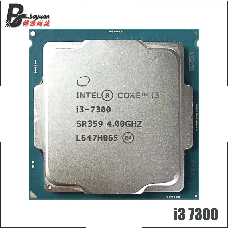 Intel Core i3 7300 i3 7300 4.0 GHz Dual Core Quad Thread CPU Processor ...