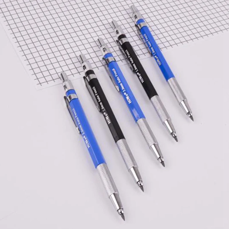 

1 Pc Random Colors Plastic And Metal Lead Holder Mechanical Draft Pencil Drawing 2.0mm Lead Holder Mechanical Pencil