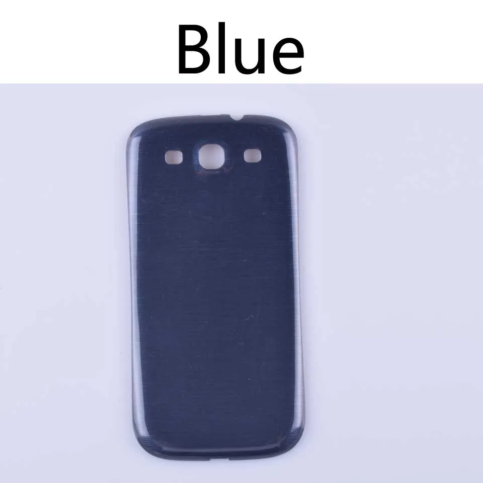 Blue-No tool S3 Задняя Крышка батарейного отсека для Samsung Galaxy S3 i9300 GT-i9300 задняя крышка батарейного отсека Запасные части - Цвет: Blue-No tool