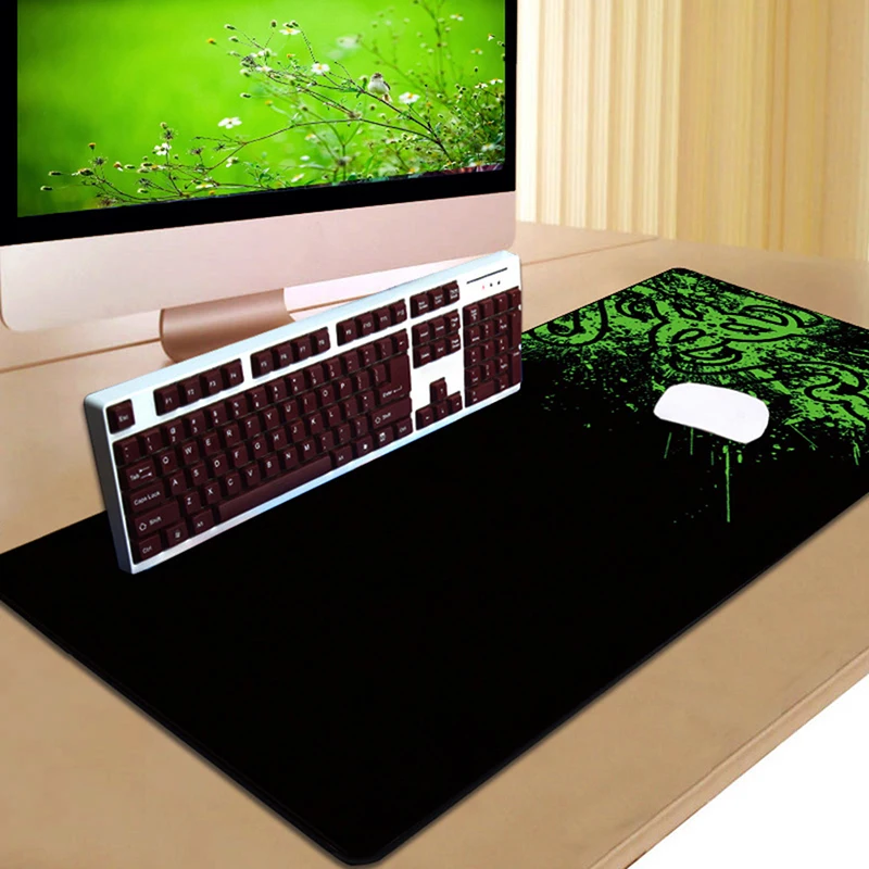 

Hot Selling Extra Large Mouse Pad Old World Map Gaming Mousepad Anti-slip Natural Rubber Gaming Mouse Mat with Locking Edge