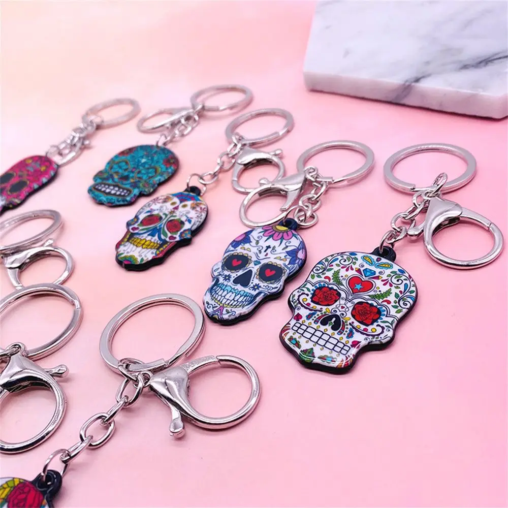 Подарочный Брелок Calavera с мексиканским рельефным черепом брелок сахарным для
