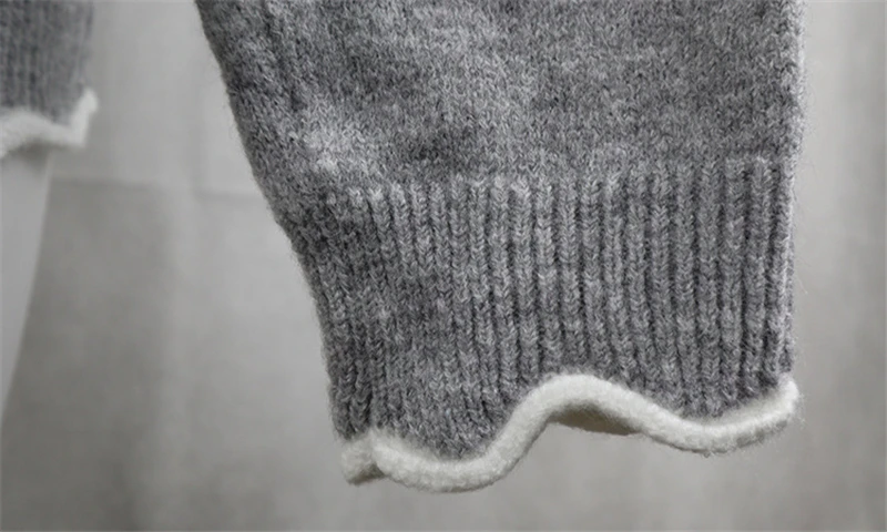 Модный свитер женский повседневный элегантный Sueter Mujer джемпер женский топ Femme Pull Femme Tricot пуловер с вырезом в виде буквы V Harajuku одежда