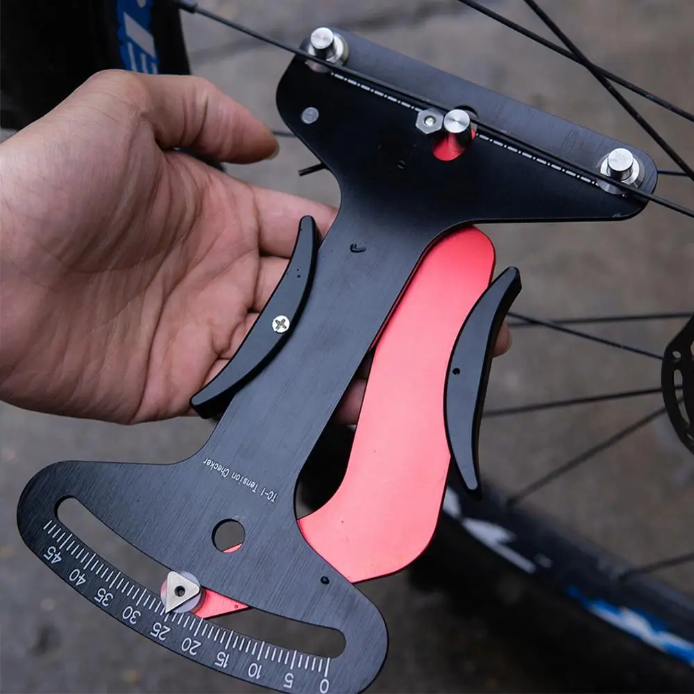 

Bicycle Correction Tool Tension Meter Wire Wheel Spokes Checker Set Mountain Bike Rim Accurate Measurement Tool