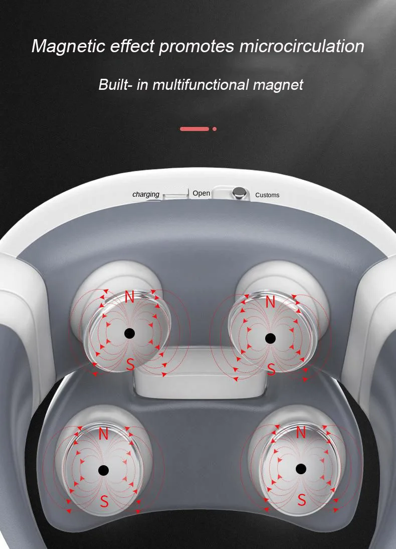 Alívio da Dor Casa Pulso Magnético Acupuntura Pescoço Massageador Relaxante Saúde Profunda Tecido Cervical Controle Massagem Remoto 17 Cheap Instrumento Da Massagem Da garganta