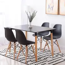 Table à manger de Style nordique minimaliste, Table de conférence, Table à thé, salon, bureau, Table basse, meubles, HWC, 110x60x75cm