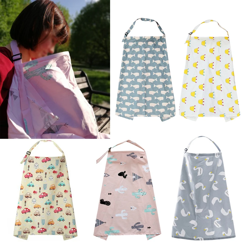 Apron Nursing-Poncho-Cover-Up Privacy Adjustable Baby Feeding Mum Outdoors