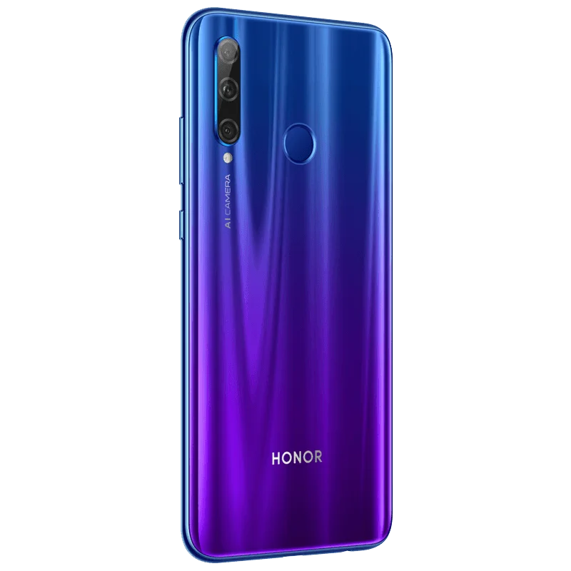 Глобальная версия Honor 20 Lite 4G 128G Смартфон Android 6,2 дюймов полный экран 32 МП селфи съемка Распознавание отпечатков пальцев лица
