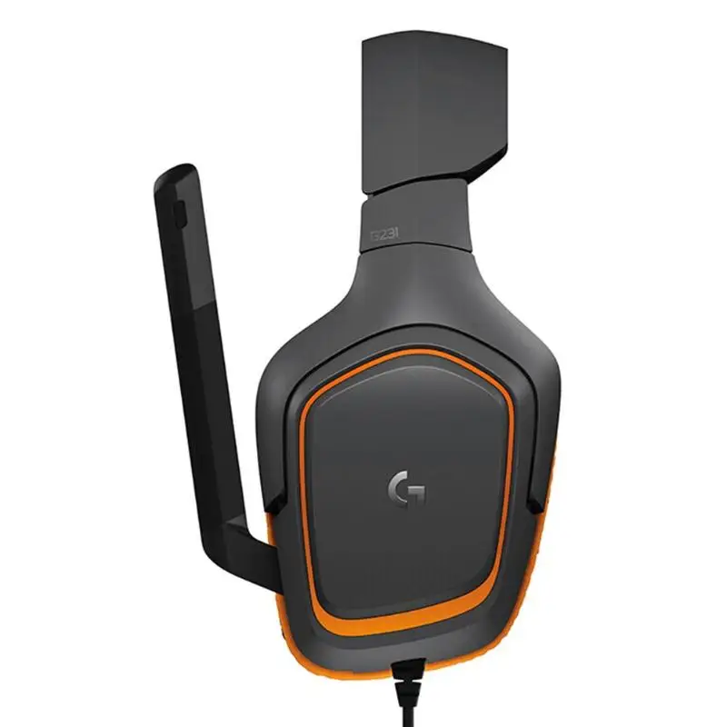 Проводные Игровые наушники logitech G231 3,5 мм с линейным управлением, стереогарнитура, Накладные наушники с микрофоном, высококачественные наушники